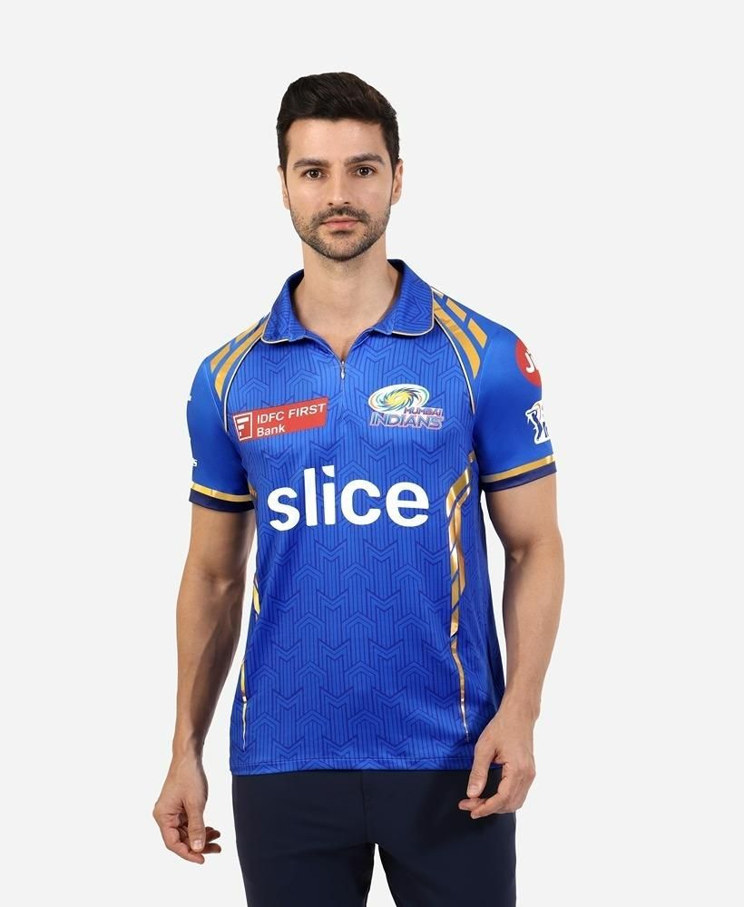Mumbai Indians Official Jersey -  Dry Fit Soft Fabric 180GSM T-Shirt